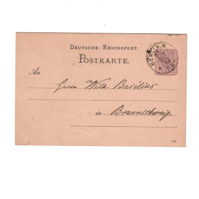 Dopisnice Německo Berlin 1882