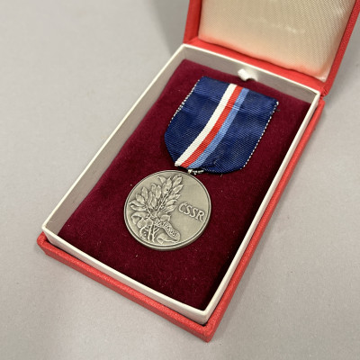 Vyznamenání - stříbrná medaile Za statečnost ČSSR č.2888